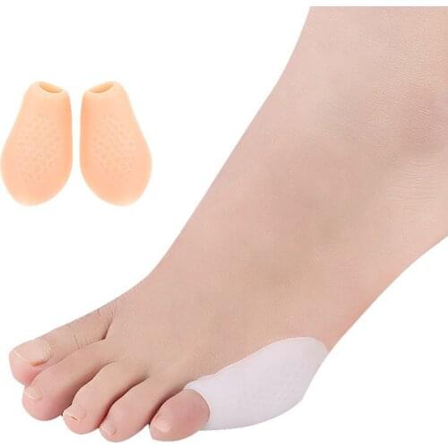 100 Pairs Hallux Valgus Orthopedic Braces Toe Bunion Corrector Little Toe Pedicure Silicone Gel Separator Feet Foot Care Tool