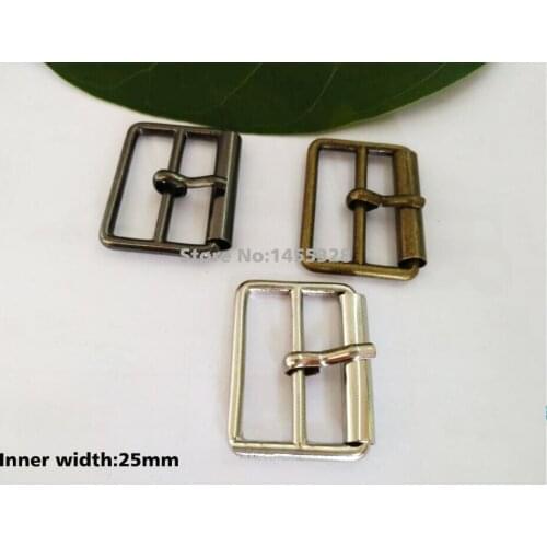 30pcs/lot 1 inch 25mm metal alloy buckle pin buckle movable tube bagpack belts buckles silver/black/bronze free shipping