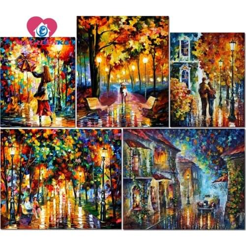 Diamond embroidery landscape diamond painting full square paintings from crystals 5d diamond mosaic puzzles pictures home decor