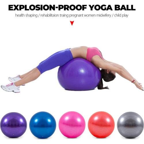 PVC Fitness Balls Yoga Ball Thickened Explosion-proof Exercise Home Gym Pilates Equipment Balance Ball 45cm/55cm/65cm/75cm/85cm