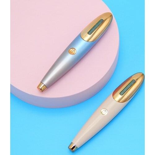 Electric Heated Beauty Eye Massager Device Lip Facial Massage Vibration Thin Face Magic Stick Anti Wrinkle Beauty Eye Care Tool