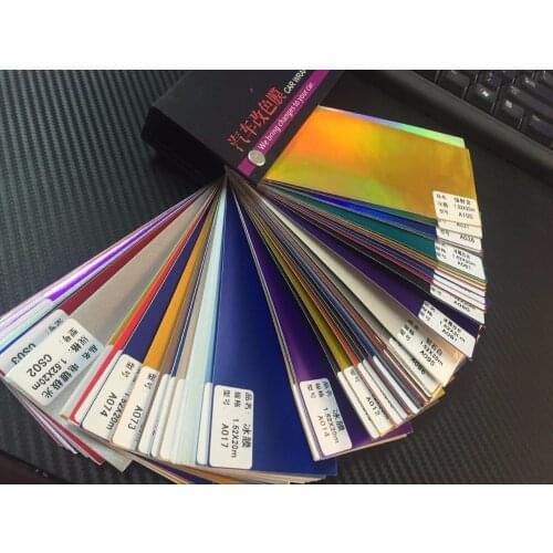 1PCS SAMPLE BOOK FOR CAR WRAPPING FILM CAR VINYL STICKER SAMPLE BOOK FOR 1PCS