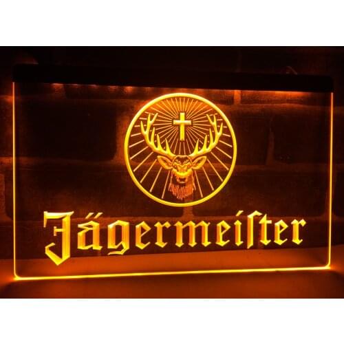 LR061 Jagermeister Deer head LED Neon Sign