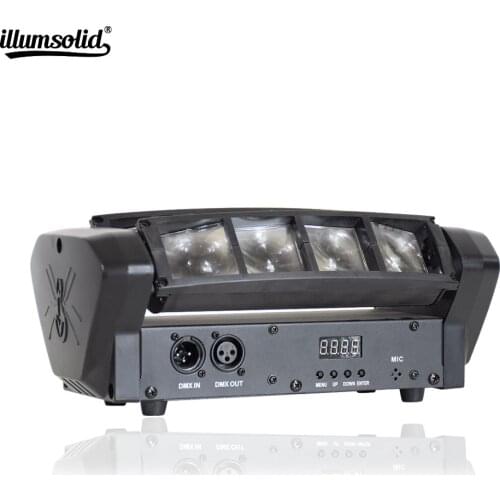 Lyre Spider Beam Mini 8X12W Led Moving Head Light Dj Nightclub Bar Disco Light