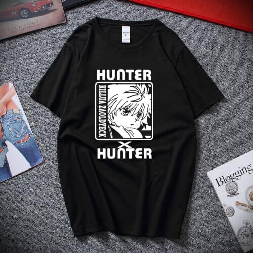 Hunter X Hunter Mens & Womens Design T Shirt GON FREECSS Cosplay T-shirt New Anime Kurapika T Shirt Fashion Killua Zoldyck Tees