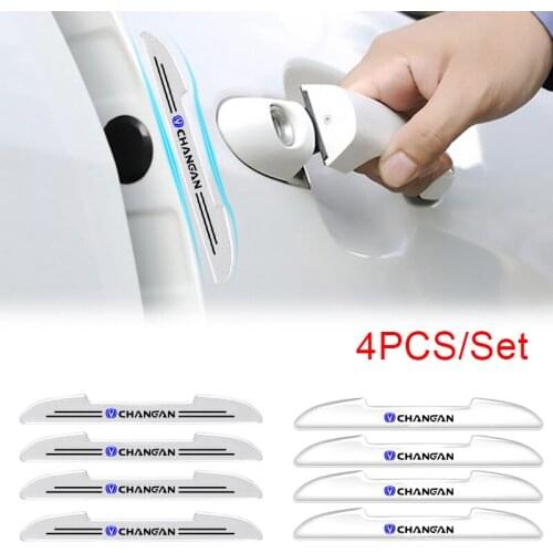 For Changan Logo CS35 CS75 CS85 CS95 CS15 CS55 Car Bumper Strip Sticker Auto Rearview Mirror Anti-collision Decorative Decal