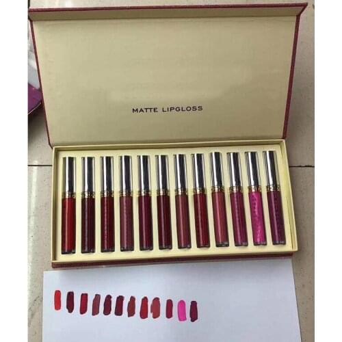 New 2019 Liquid Matte Lip Gloss 12pcs Set Collection lipsticks ePacket Ship