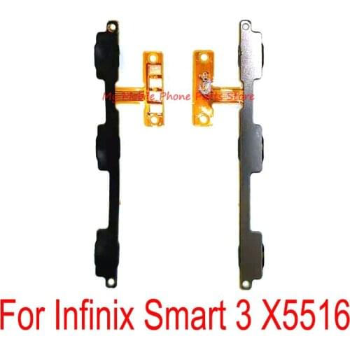 New Power And Volume Flex Cable For Infinix Smart 3 Smart3 X5516 Volume Power ON OFF Switch Side Buttons Key Flex Cable Parts