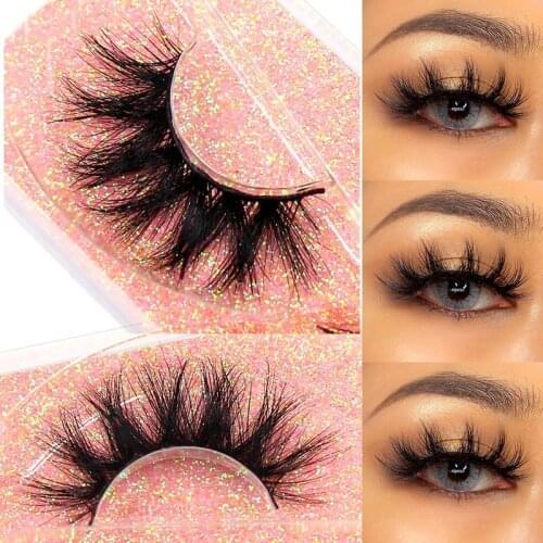 New Makeup Eyelashes 3D Mink Lashes Fluffy Soft Wispy Volume Natural long Cross False Eyelashes Eye Lashes Reusable Eyelash