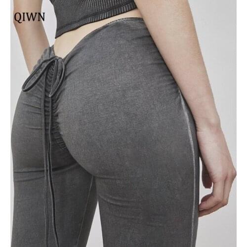 Женские узкие брюки QIWN China At AliExpress