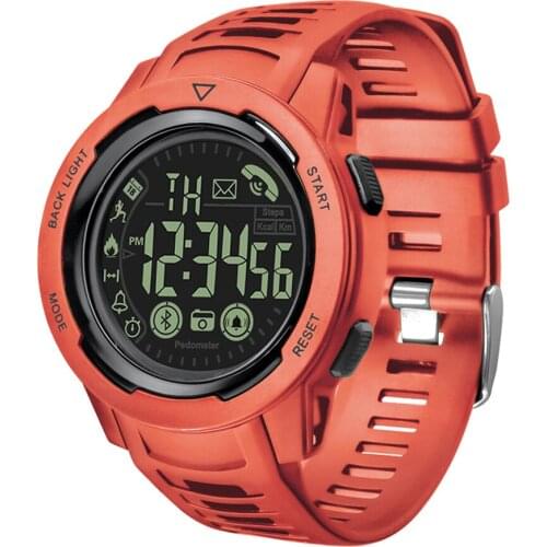 50M 5ATM IP68 Waterproof 18 Months Super Long Battery Smart Watch Men Pedometer Mutiple Sports Mode Outdoor Watch Bracelet Women