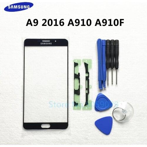Replacement External Glass For Samsung Galaxy A9 Pro 2016 A910 A910F LCD Display Touch Screen Front Outer Glass Lens