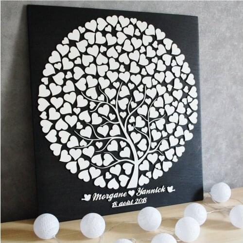 3D Guest book Letter For Rustic Wedding Wood Custom Name And Date Unique Wedding Decoration