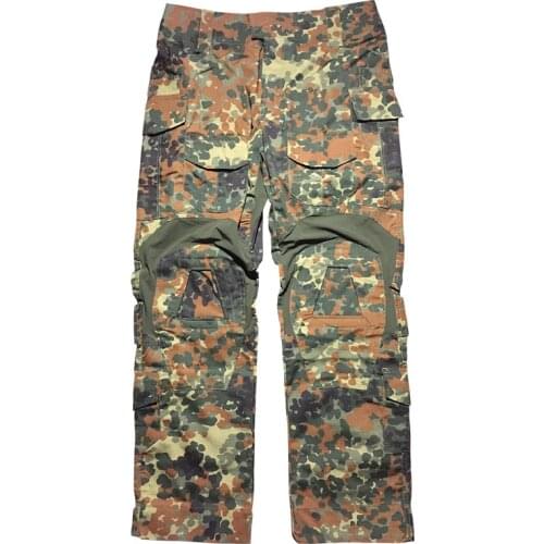 Outdoor Sports Tactics G3 Combat Pants With Knee Pads Airsoft Tactical Trousers Hunting Ranger Spotted Camouflage Trousers