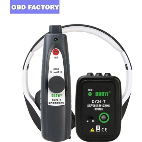 DY26 Mini Ultrasonic Flaw Detectors Gas Handheld Portable Vacuum Sealing Leakage Tester Location Determine Leak Tester
