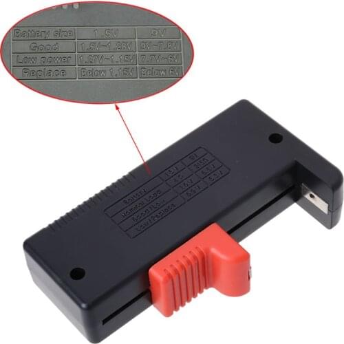 Universal Battery Tester AA AAA C D 9V Button Cell Checker Volt Tester Checker 62KD