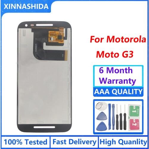 LCD Display For Motorola MOTO G3 G 3rd Gen XT1544 XT1550 XT1540 XT1541 Lcd Screen Replacement Digitizer Assembly Tested