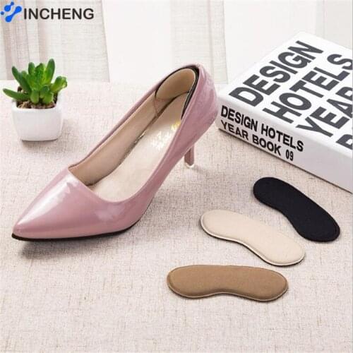 1Pair 4 Colors Elastic Heel Liner Sticky Sponge Inserts Silicone Heel Protector Pad Cushions For Shoes Inserts Insole High Heels