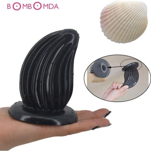 6.6cm Big Soft Anal Butt Plug Dildo Uneven Wave Shrink Yin Masturbation Vaginal Relax Dildo G point Massage Ass Anus Expand Toys