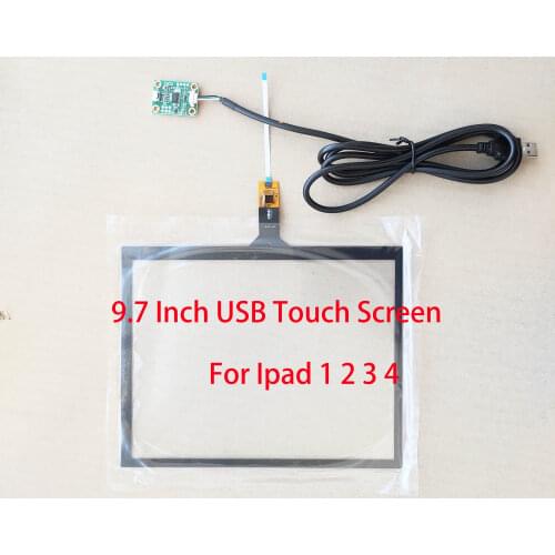 9.7 inch USB Touch Screen Digitizer Sensor For Radio IPAD 3/4/5/6 LCD 1024*768 1536*2048 Support Win7 8 10 Raspberry Pi Android
