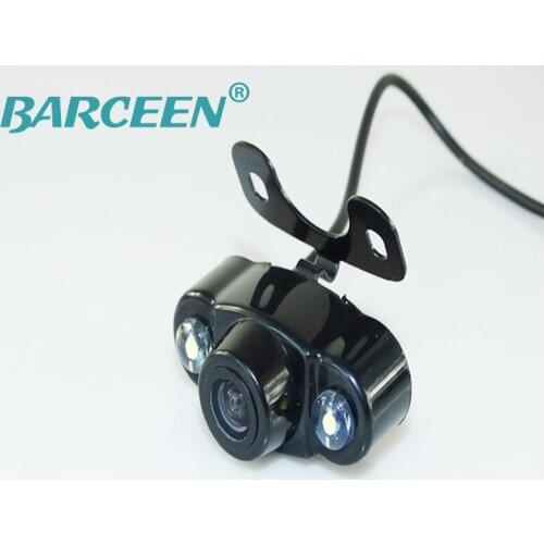 Car rear reversing camera bring 2 led and waterproof function hd ccd image sensor suto wire adapt into different types of cars