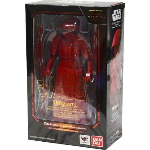 BANDAI Original S.H.Figuarts Star Wars: The Last Jedi Emperors Royal Guard Anime Action & Toy figures Model Toys For Children