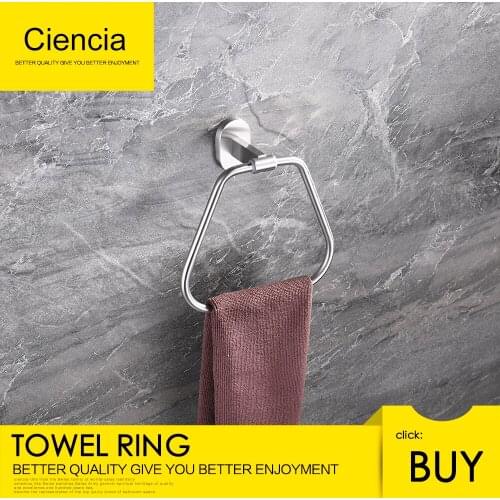 Free Shipping Wall-Mounted Towel Ring,Towel Holder, Towel Bar Bathroom Accessories Bath Towel Holder Bath Hardware