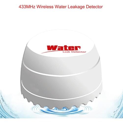 RF433 Wireless Water Leak Sensor Water Leakage Detector Wireless Water Level Detector Water Leak Alarm Sensor Waterproof