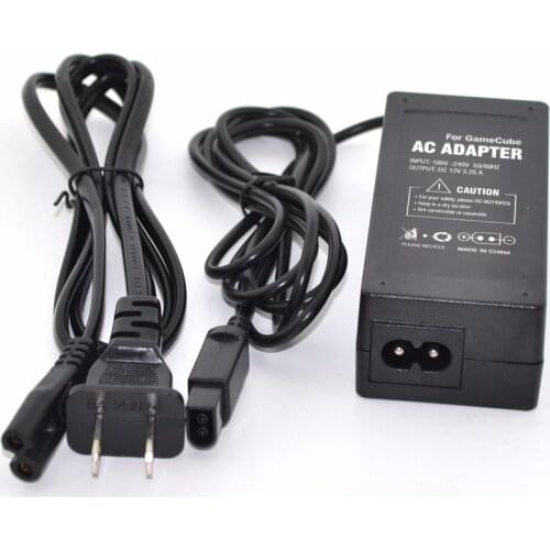 50pcs US/UK/EU/AU power supply AC adapter for gamecube console charge for NGC host charging