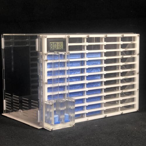 KING SIZE Professional Acrylic Ant Nest Large Flat Ant Farm with Feeding Area Big Ant House for Pet Anthill with Workshop Castle