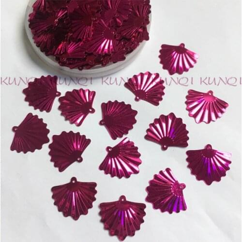 HOT ! 550pcs 21mm Mistyrose Fan-Shaped Loose Sequin Paillette Crafts Sewing ,Women Kids Diy Garment Accessories SFLYX21