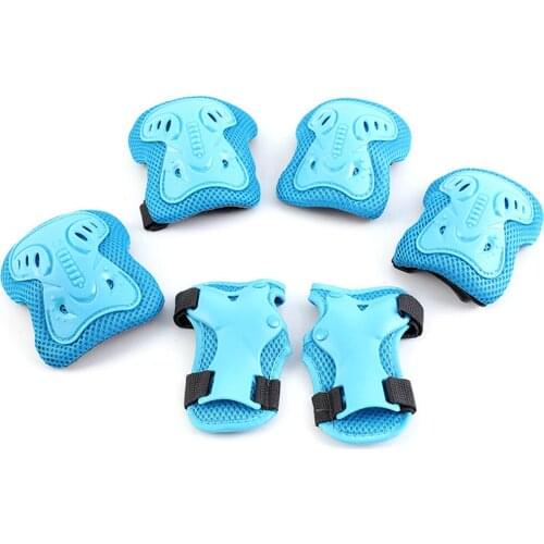 Kids Sports Protective Gear Safety Pads Set Knee Elbow Wrist Protection Pads Body Guards for Roller Scooter Skateboard Bicycle