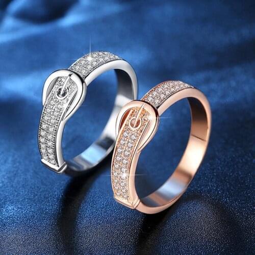 LNRRABC Rings With Cubic Zirkonia For Women