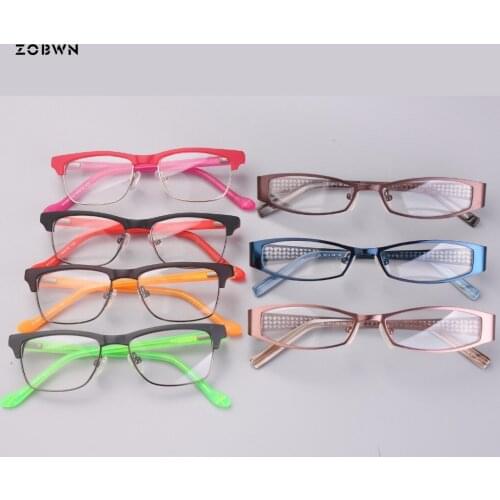 Mix wholesale kids fashion Retro boys girls prescription eyeglasses Women brand Designer glasses Optical Glasses Frame Oculos