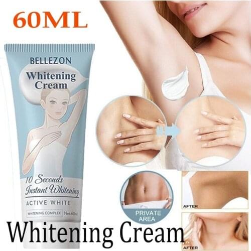 60ml Body Whitening Cream Whitening Milk Skin Care Products Body Dark Skin Armpit Knee Lightening Underarm Whitening Cream Face