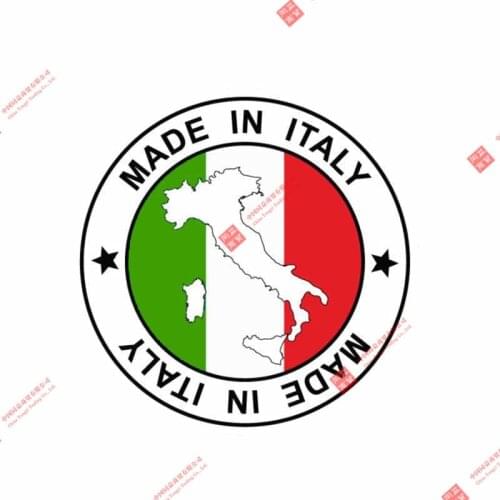 Personality Made In Italy Map Car Stickers Decals Accessories Auto Decorative Stickers PVC