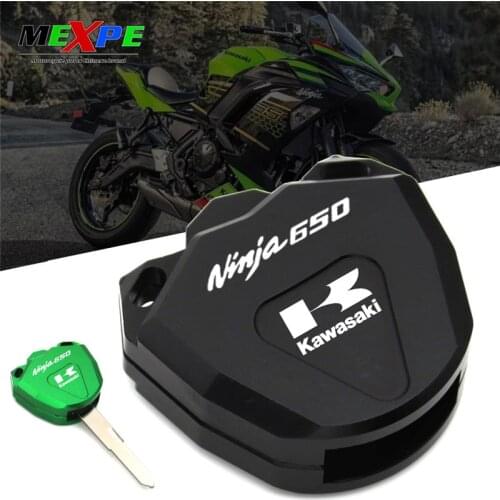 Suitable for Kawasaki motorcycle NINJA650 CNC aluminum alloy key decoration key shell key chain ninja650 2017 2018 2019 2020 202
