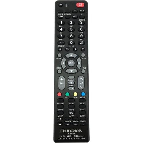 CHUNGHOP for changhong tv remote control controller E-c910 RL57AX KPT7C RB67B RP57H RL58A RK60B RP57L RP67C