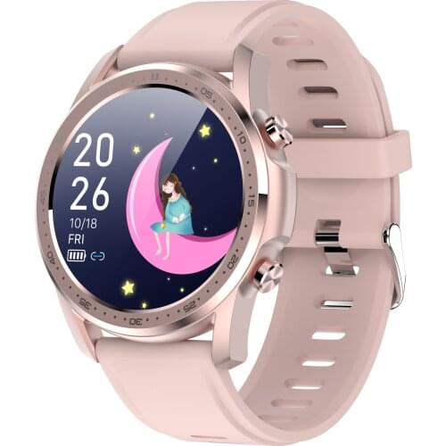 Elegant Girl 2021 Youth2 Thermometer Smartwatch Women Multi Dials Waterproof Full Touch Sports Tracker Lady Smart Wrist Clock