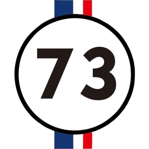 Sticker Herbie the love bug 73 creative car sticker accessories motorcycle refrigerator window sticker PVC 14cm x 11cm