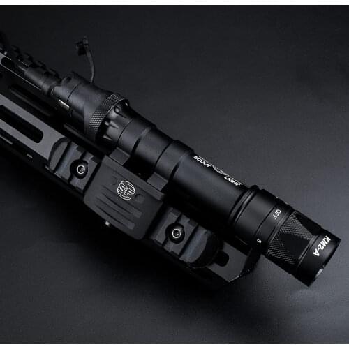 Tactical Airsoft Surefir M612V Hunting Weapon Scout Light & WDS07 Switch Assembly with RM45 Offset Mount fit 20mm Picatinny Rail