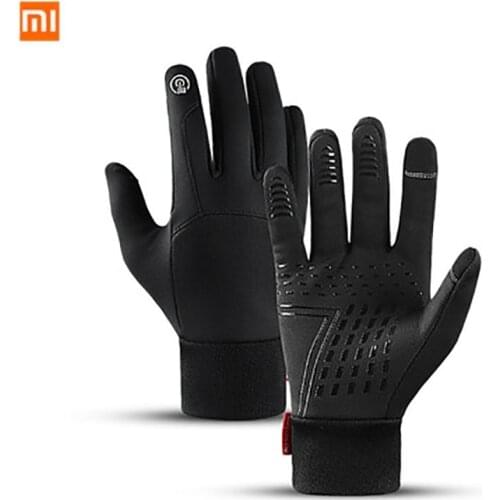 XiaoMi Mijia Warm Windproof Gloves Touch Screen Water Repellent Non-slip Wear-resistant Riding Sport Gloves For Smart Mijia Home