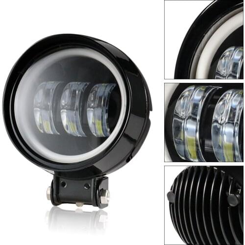 Universal Headlight 12V LED SpotLight Work Light 3.7inch Fog Light Driving For ATV SUV Truck Cars Pick-up Van Camper