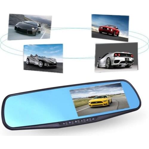 1080P Dual Lens Car DVR Rearview Video Dash Cam Recorder Camera G-Sensor Parking Monitor Loop Recording Motion Detection