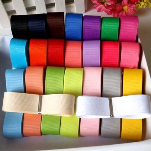 2yards/lot 7/8''(22mm) solid grosgrain ribbon decorative tape DIY bows crafts materials handicraft accessories