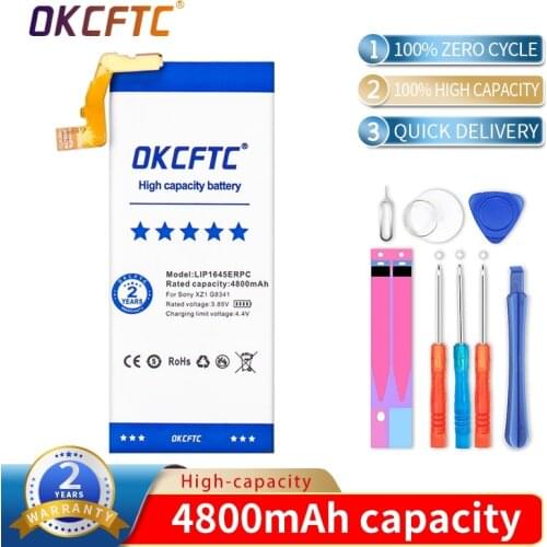 Original 4800mAh LIP1645ERPC Battery For SONY Xperia XZ1 G8343 G8341 G8342 Phone High Quality Battery+Tracking Number