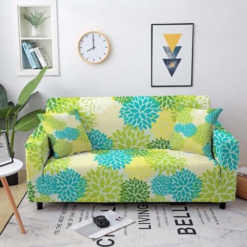 Pumpkin Printing Elastic Sofa Covers For Living Room Sofa Protector Spandex Stretch Anti-Dust Cover For Corner Sofa Slipcovers