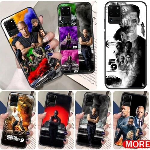 Fast and Furious Moive Phone case For Samsung Galaxy Note 4 8 9 10 20 S8 S9 S10 S10E S20 Plus UITRA Ultra black pretty bumper