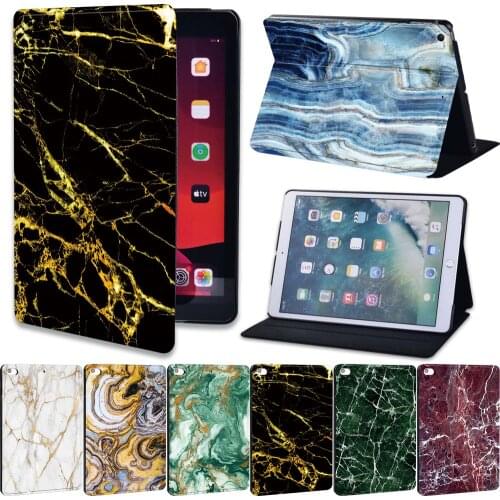 Marble Pattern for Apple Ipad Mini 12345/ipad 2/3/4 Leather Stand Tablet Cover for Ipad Pro 9.7 10.5 11/Air 1 2 3/ipad 5/6/7/8th
