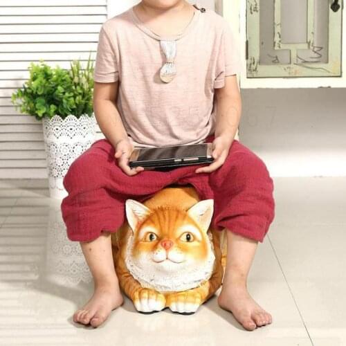 Childrens stool creative coffee table stool fashion living room shoes bench cartoon animal shoes bench home bedroom